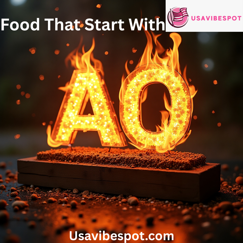 Food That Start With AO